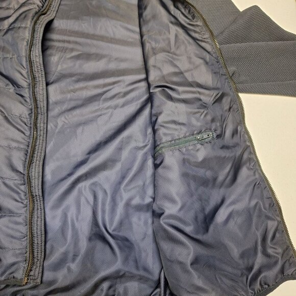 Vince Camuto Blue Jacket Full Zip Mens Large Hooded Pockets Hiking Camp Outdoors - Picture 9 of 12